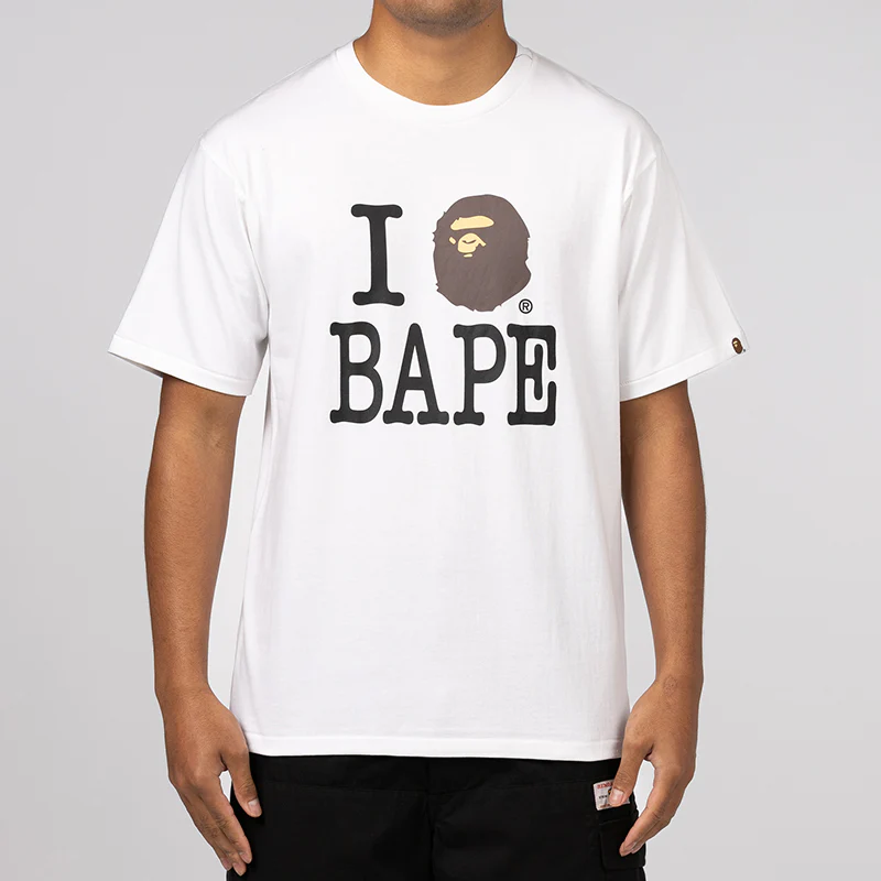 I Love Bape T-Shirt - White