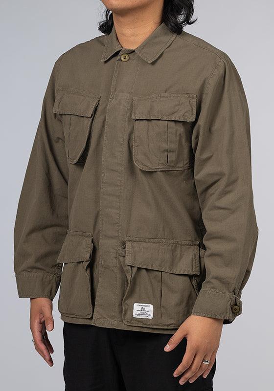 Jungle Fatigue Shirt Jacket - OG-107 Green - Image 3