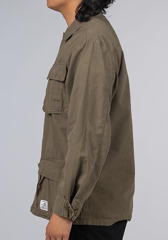 Jungle Fatigue Shirt Jacket - OG-107 Green - Image 4