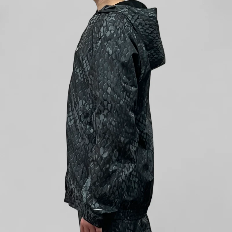 Kids' Kobe Lightweight Woven Jacket - Black - Image 3