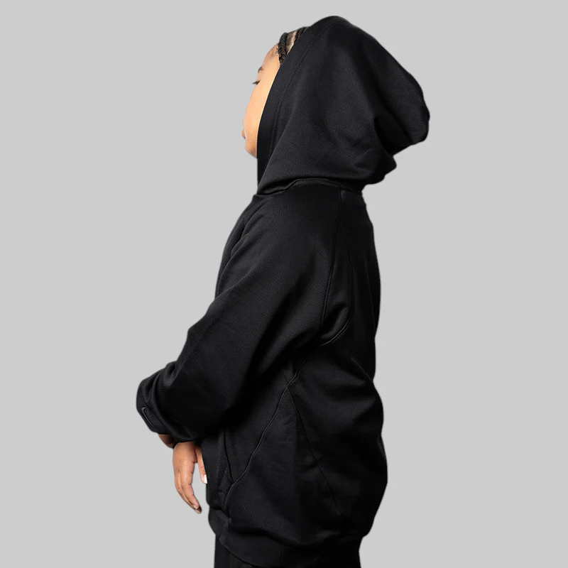 Kids' Kobe Therma-FIT Fundamental Hoodie - Black - Image 3