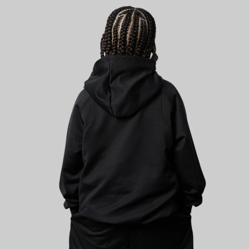 Kids' Kobe Therma-FIT Fundamental Hoodie - Black - Image 5