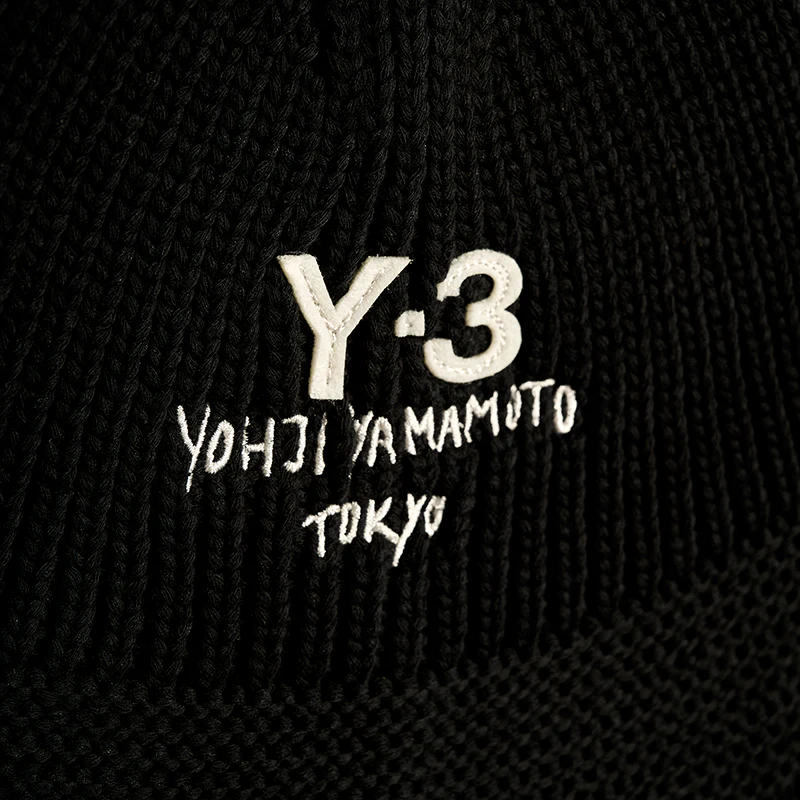 Knit Bucket Hat - Black - Image 5