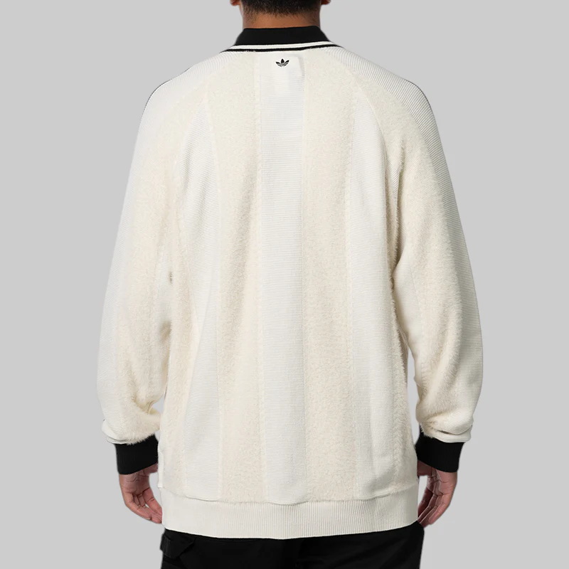 Knitted Jersey - White - Image 3