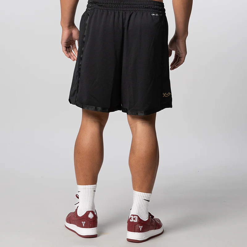 Kobe Basketball Short - Black/Metallic Gold - Image 4