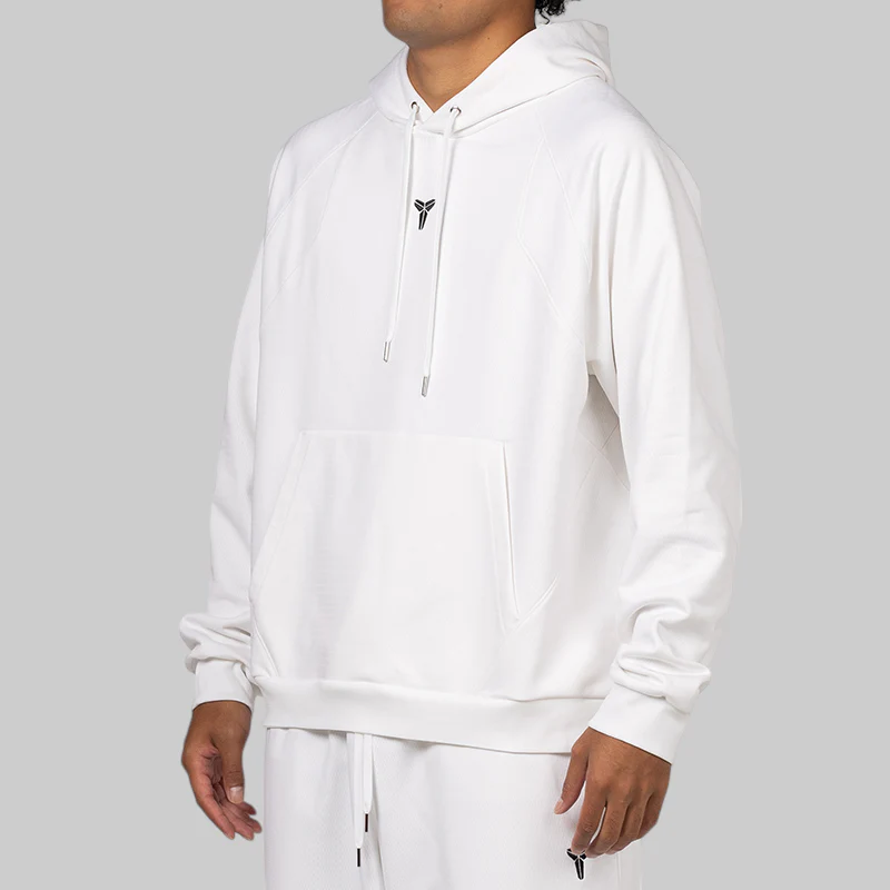 Kobe Therma-FIT Fundamental Hoodie - White/Black - Image 2