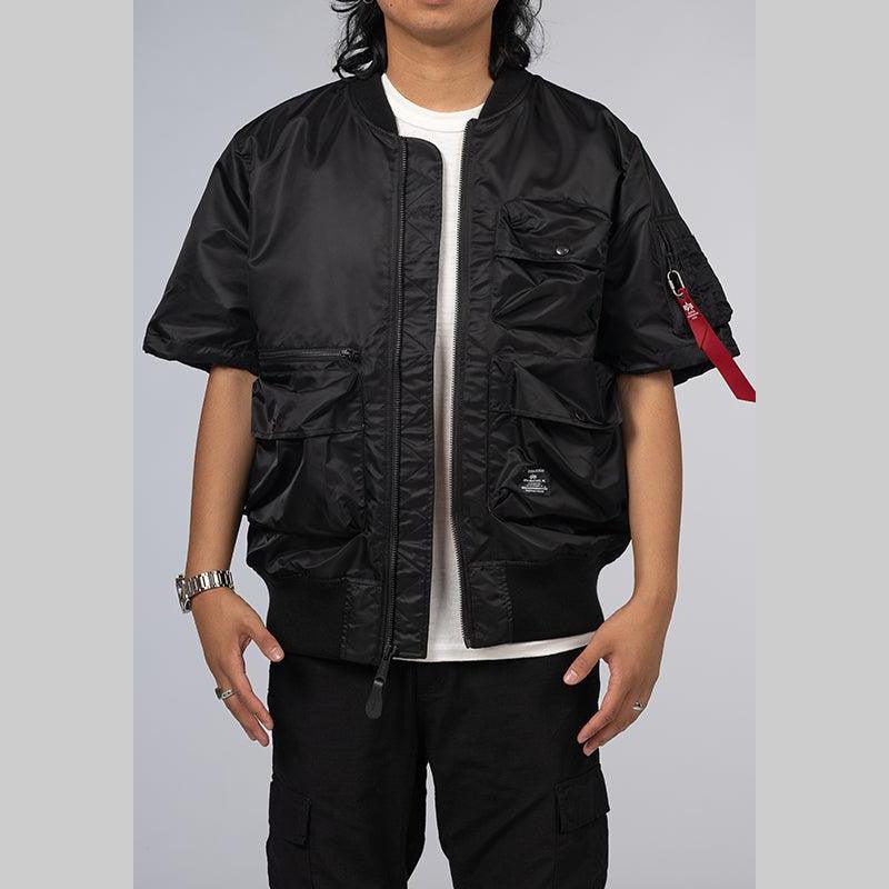 L-2B Short Sleeve Flight Jacket - Black