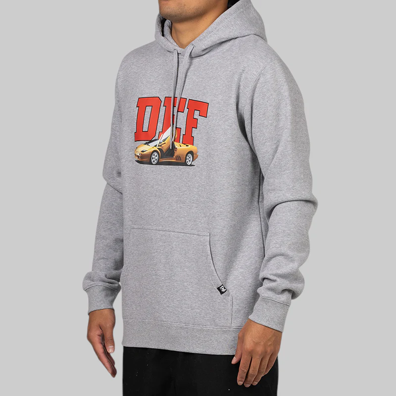 Lambo Hoodie - Heather Grey - Image 2