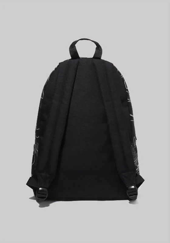 Layered Line Camo Shark Day Pack - Black - Image 2