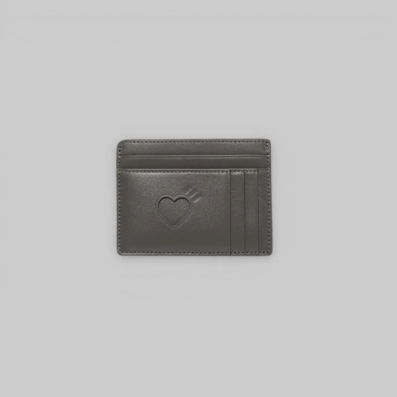 Leather Wallet - Grey