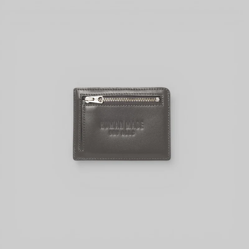 Leather Wallet - Grey - Image 2
