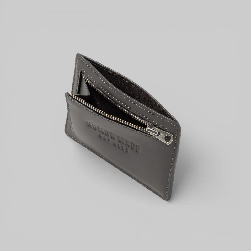 Leather Wallet - Grey - Image 3