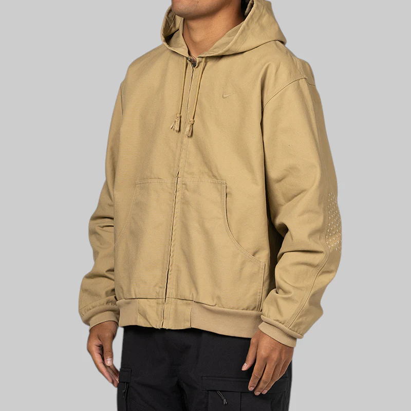 Life Full Zip SASHIKO Jacket - Parachute Beige - Image 2