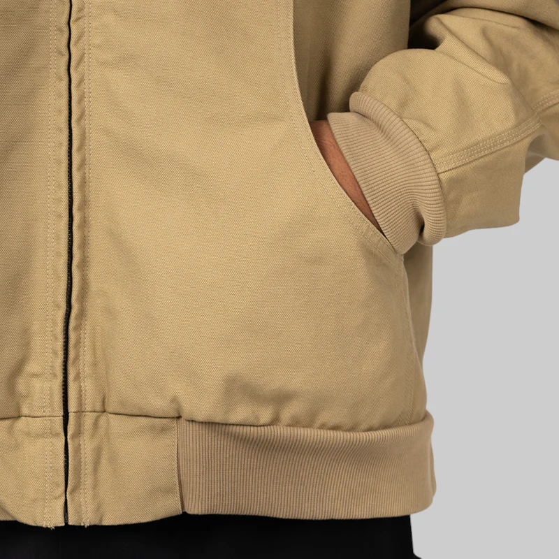 Life Full Zip SASHIKO Jacket - Parachute Beige - Image 7