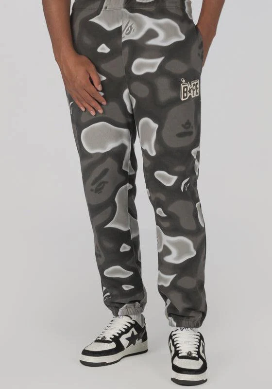 Liquid Camo Bape Sta Sweatpant - Black - Image 5