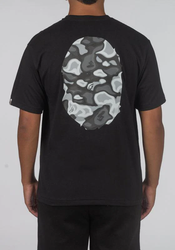 Liquid Camo Big Ape Head T-Shirt - Black - Image 2