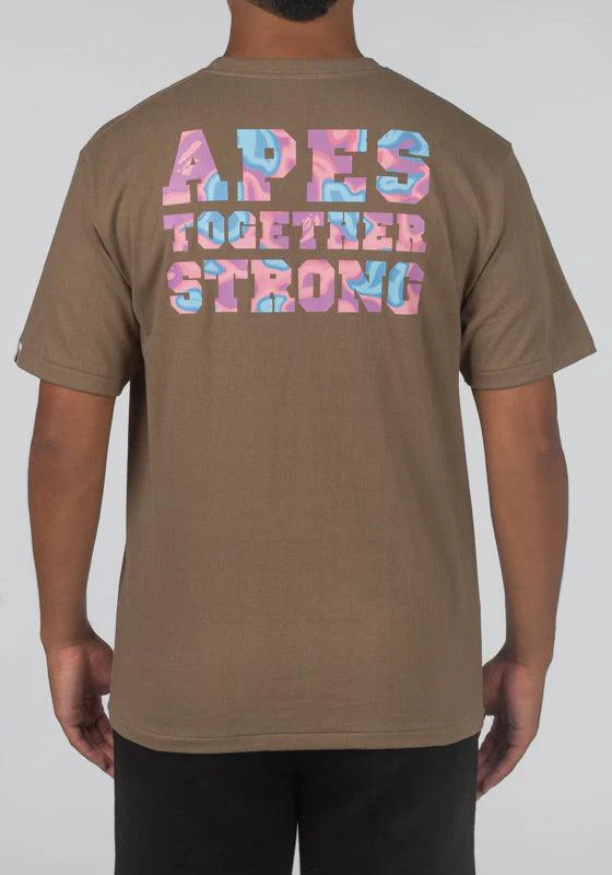 Liquid Camo College ATS T-Shirt - Brown