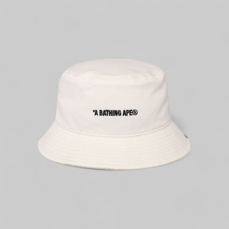 Logo Bucket Hat - Ivory