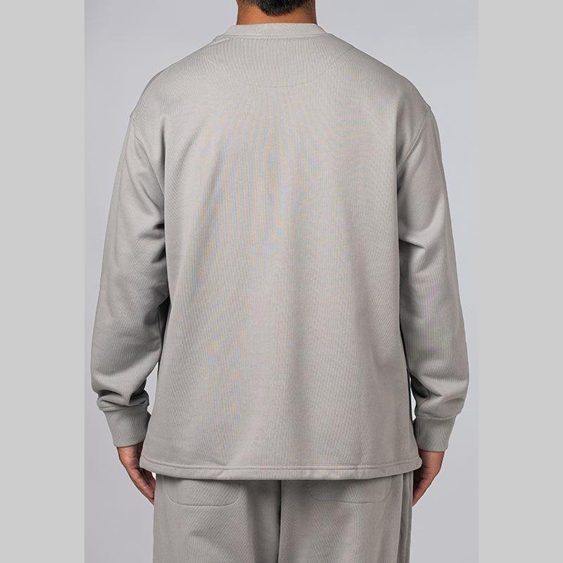 Logo Crew - Charcoal Solid Grey - Image 2
