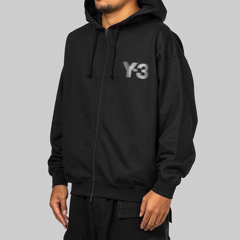 Logo Zip Hoodie - Black - Image 2