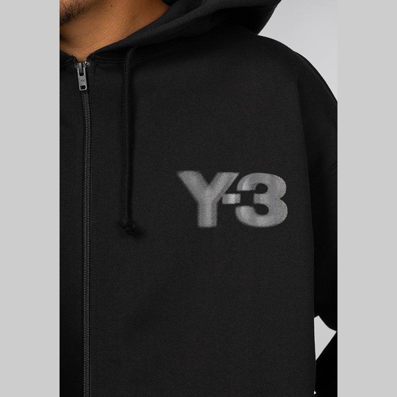Logo Zip Hoodie - Black - Image 6