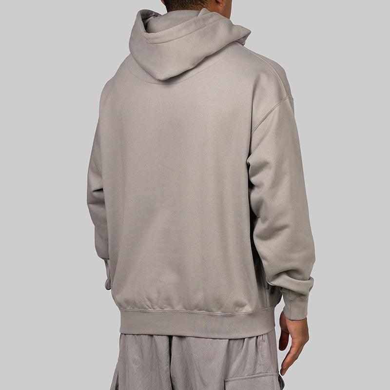 Logo Zip Hoodie - Charcoal Solid Grey - Image 5