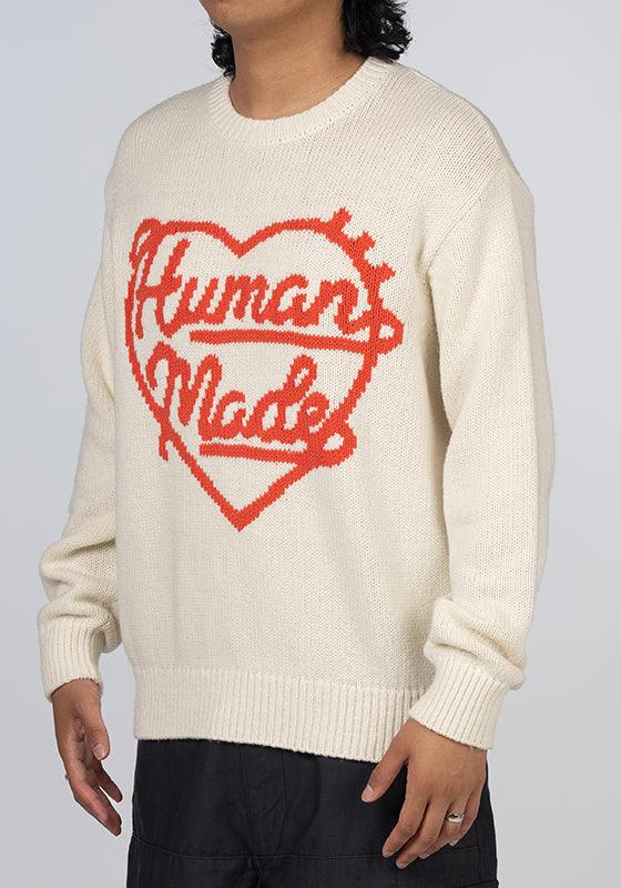Low Gauge knit Sweater - White - Image 3