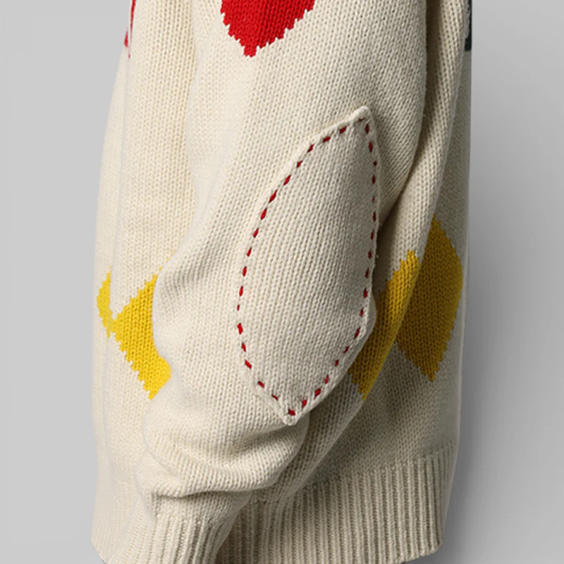 Lowgauge Knit Sweater - White - Image 6