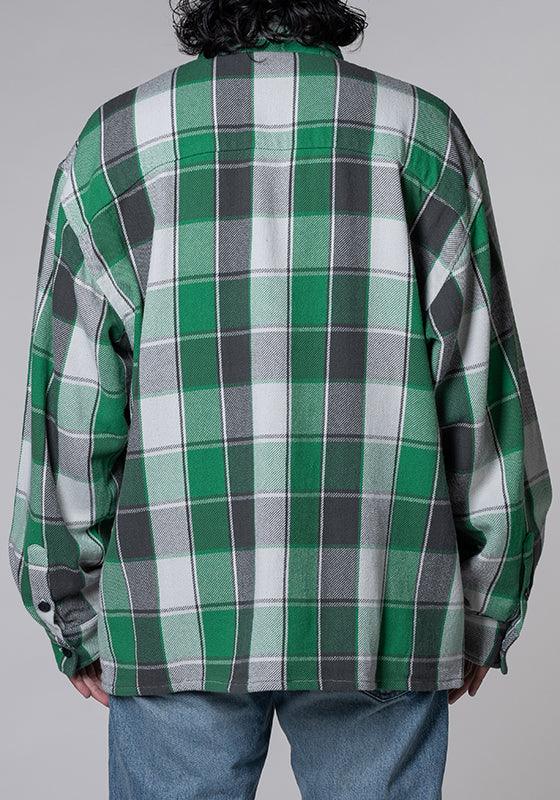 LR Cotton Plaid Shirt - Green - Image 2