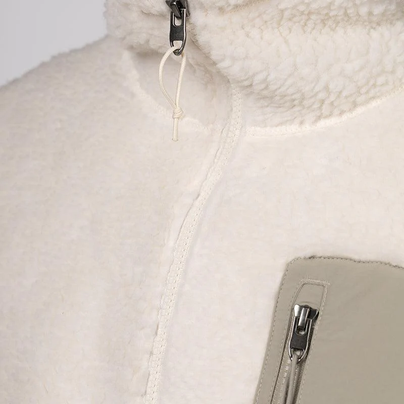M66 High Pile Fleece Jacket - White Dune/Clay - Image 2