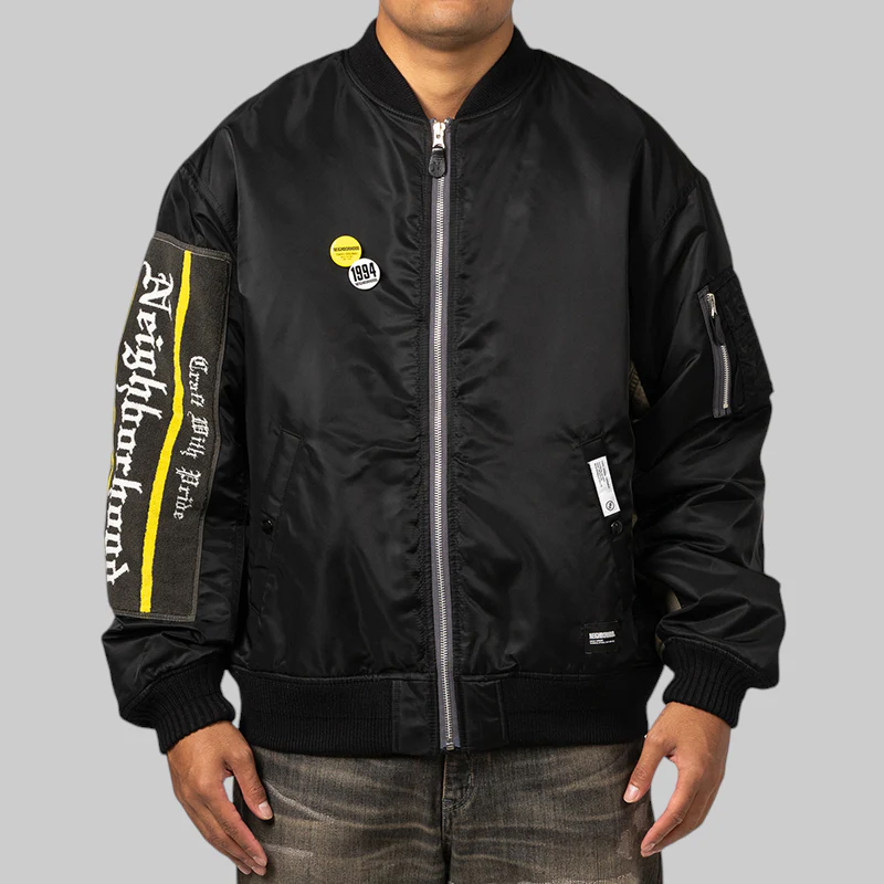 MA-1 Flight Jacket MOD - Black