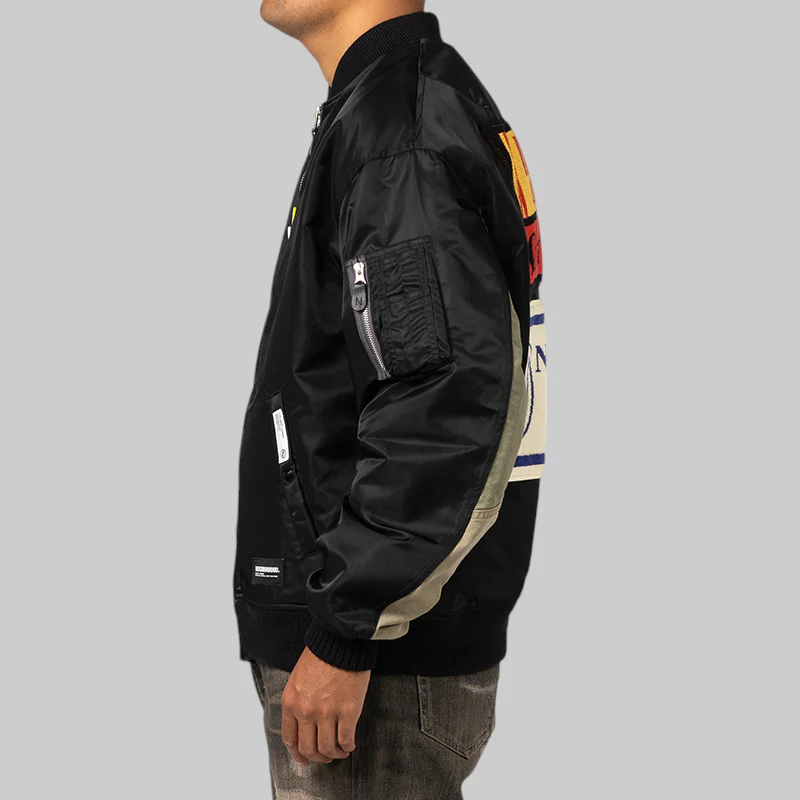 MA-1 Flight Jacket MOD - Black - Image 3