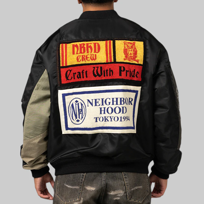 MA-1 Flight Jacket MOD - Black - Image 4