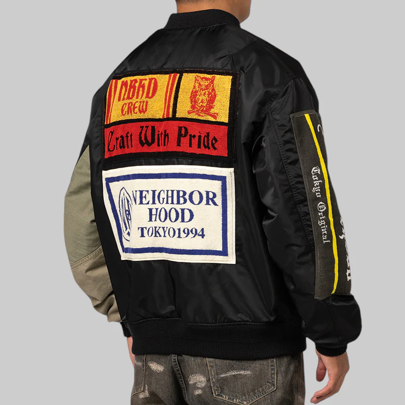 MA-1 Flight Jacket MOD - Black - Image 5