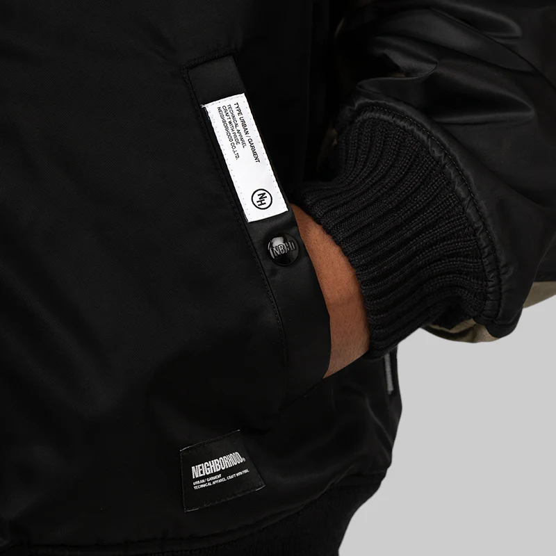 MA-1 Flight Jacket MOD - Black - Image 9