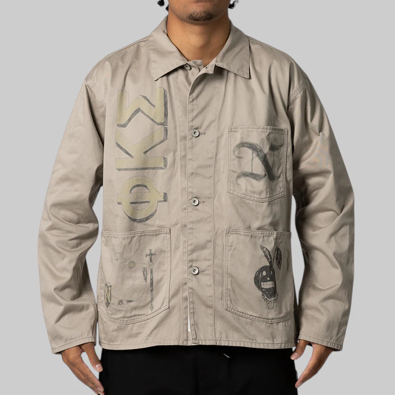 Memorial Coverall Jacket - Grey