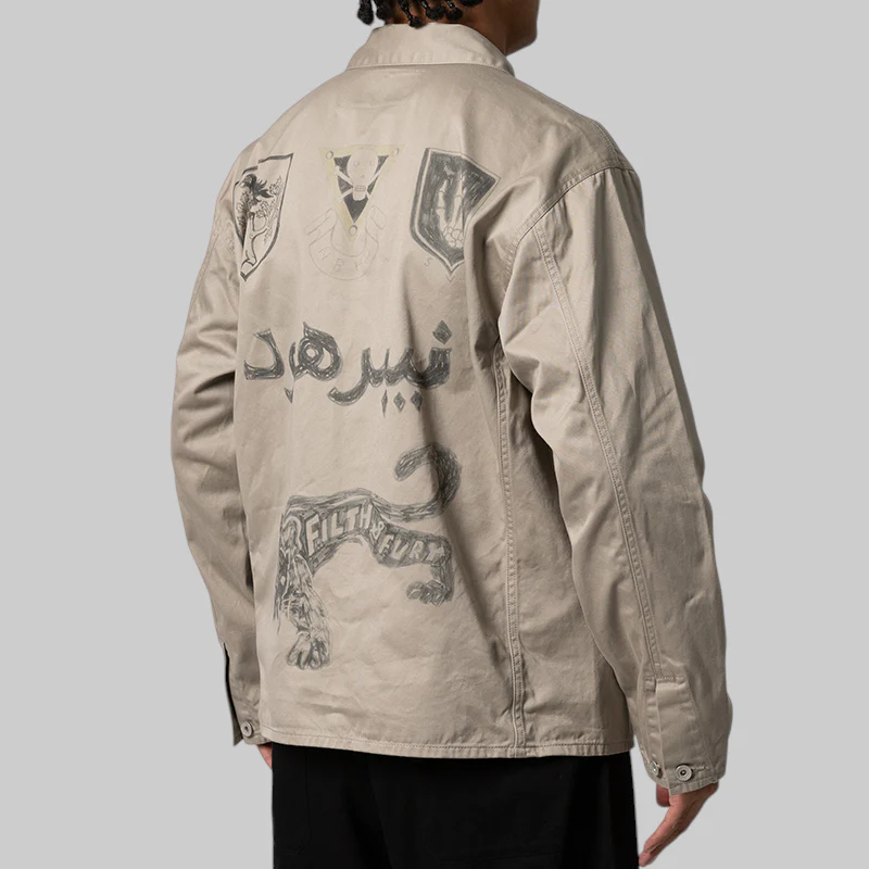 Memorial Coverall Jacket - Grey - Image 5