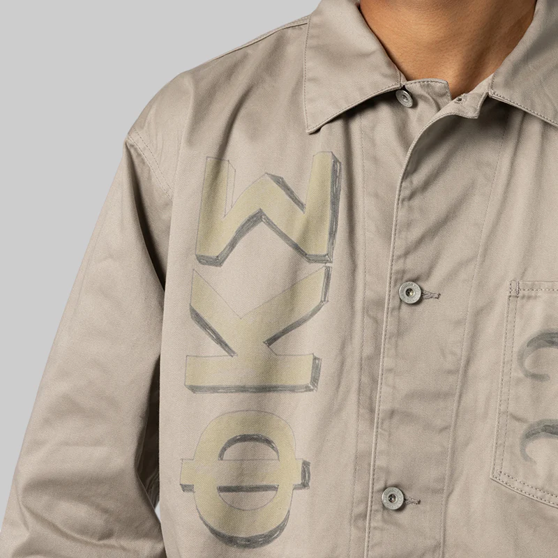 Memorial Coverall Jacket - Grey - Image 6