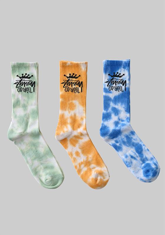 Men's Old Skool Tiedye Sock 3 Pack - Multi