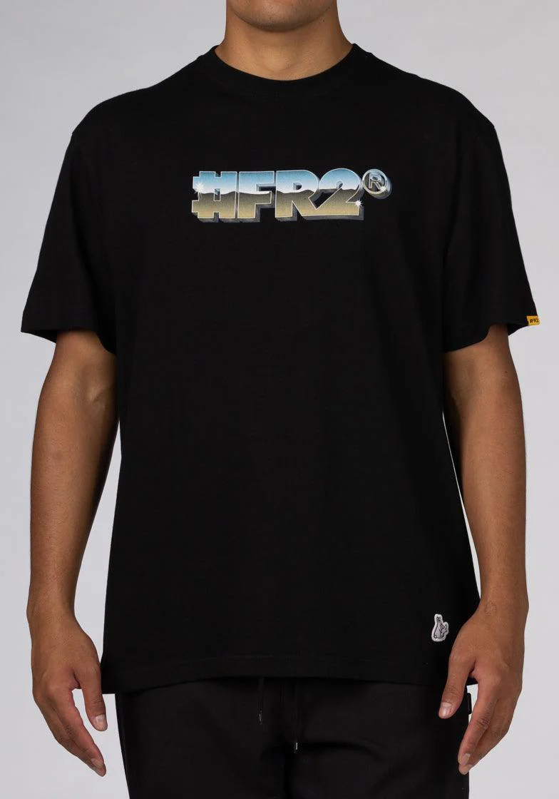 Metallic Colour Icon T-Shirt - Black