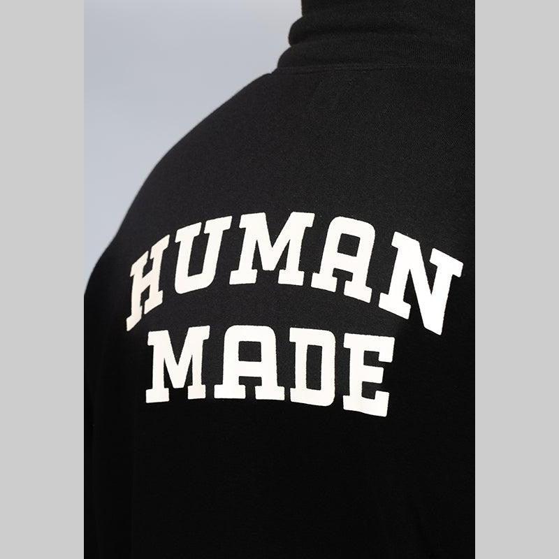 Military Half-Zip Sweatshirt - Black - Image 3
