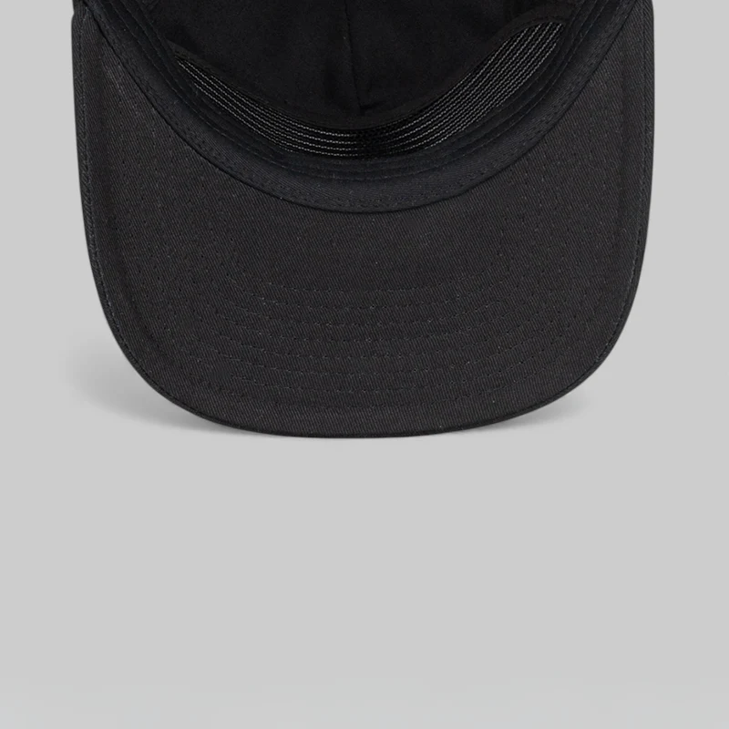 Monogram 5 Panel Hat - Black - Image 4