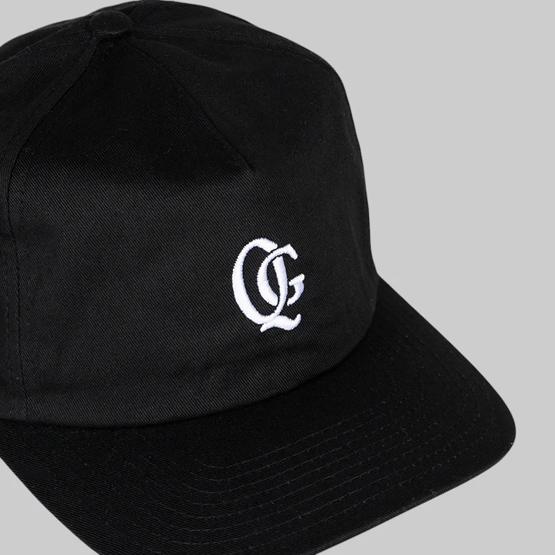 Monogram 5 Panel Hat - Black - Image 5