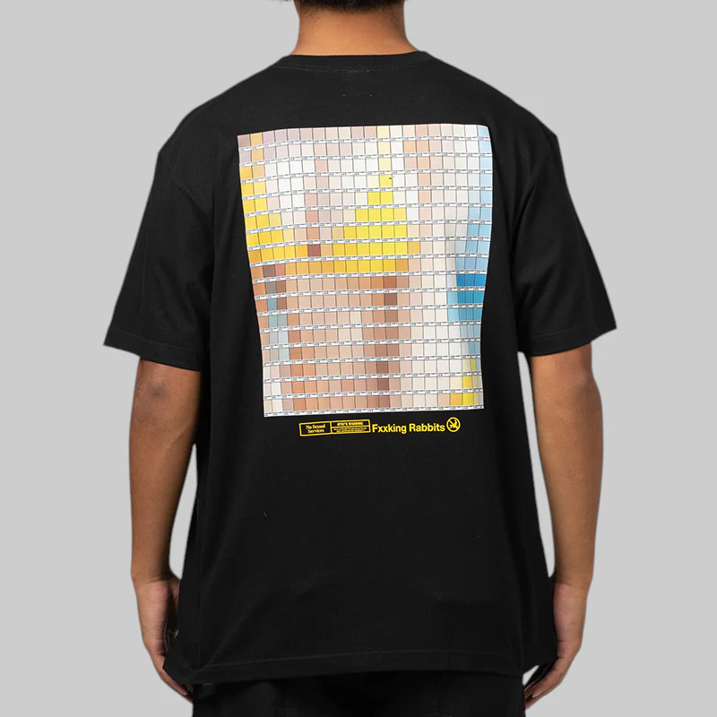 Mosaic Swimsuit Girl Ver.2 T-Shirt - Black
