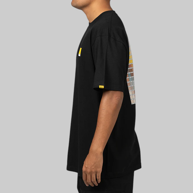 Mosaic Swimsuit Girl Ver.2 T-Shirt - Black - Image 3