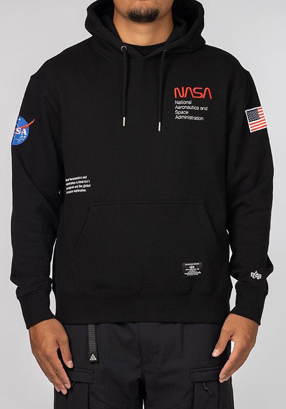 Nasa Worm Logo Hoodie - Black