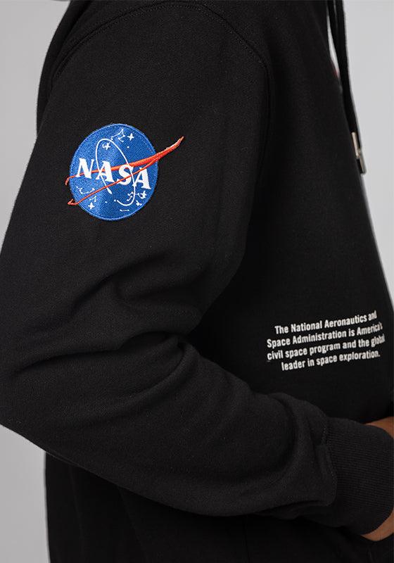 Nasa Worm Logo Hoodie - Black - Image 8
