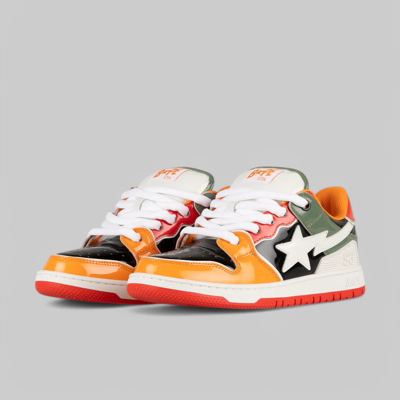 New Bape SK8 STA #2 M1 - Orange - Image 2