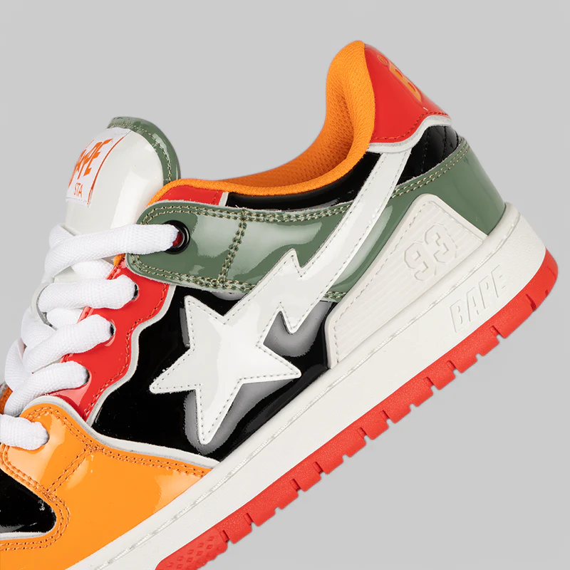 New Bape SK8 STA #2 M1 - Orange - Image 6