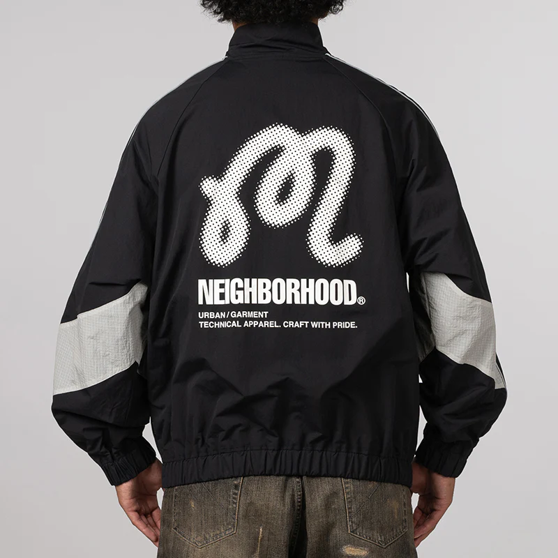 NH X Malbon Golf . Quarter Zip Jacket - Black